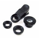 Kit Universal de Lentes 3 em 1 Para Smartphone UL-30