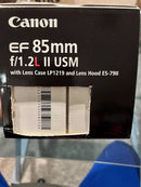 Lente Canon EF 85MM F1.2 L II USM