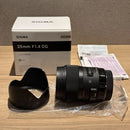 Lente Sigma Canon Art 35mm F1.4